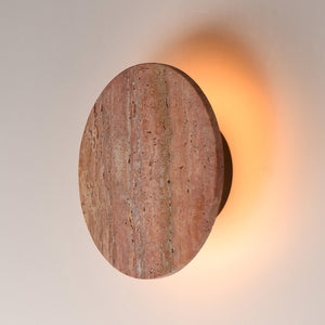 Discus Outdoor Wall Sconce Rosso L