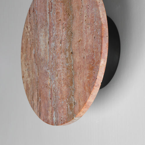 Discus Outdoor Wall Sconce Rosso L