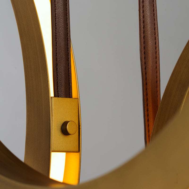 Tether 4 Light Pendant Brass