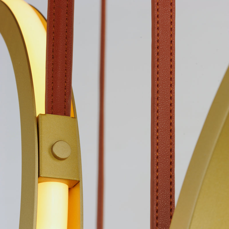 Tether 4 Light Pendant Brass