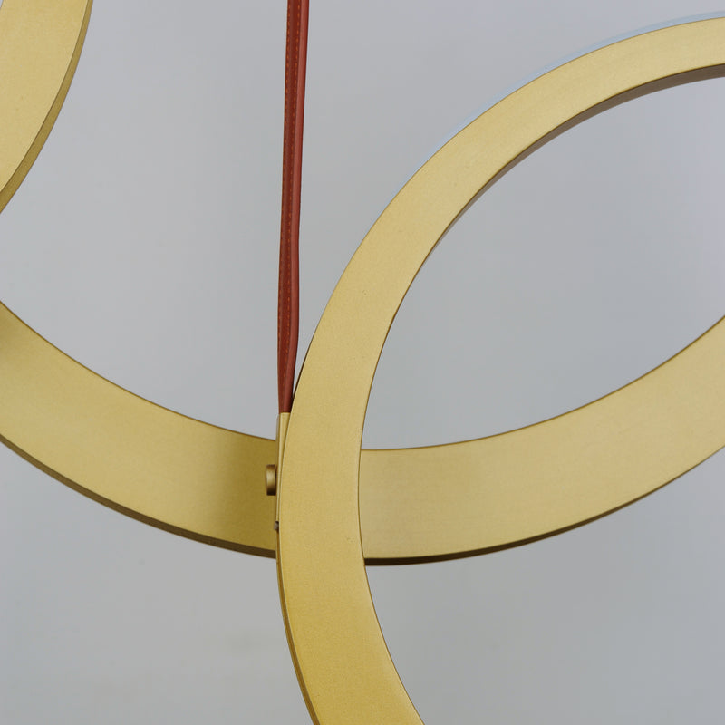 Tether 5 Light Pendant Brass