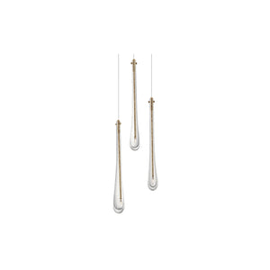 Stillo 3 Light Pendant Gold