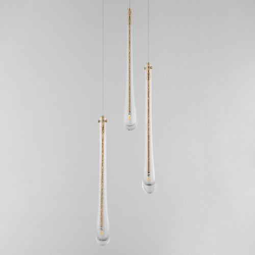 Stillo 3 Light Pendant Gold