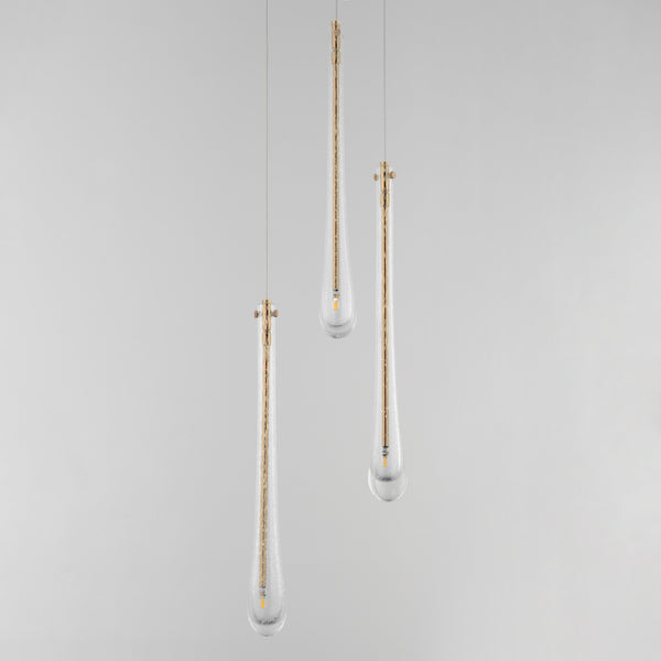 Stillo 3 Light Pendant Gold