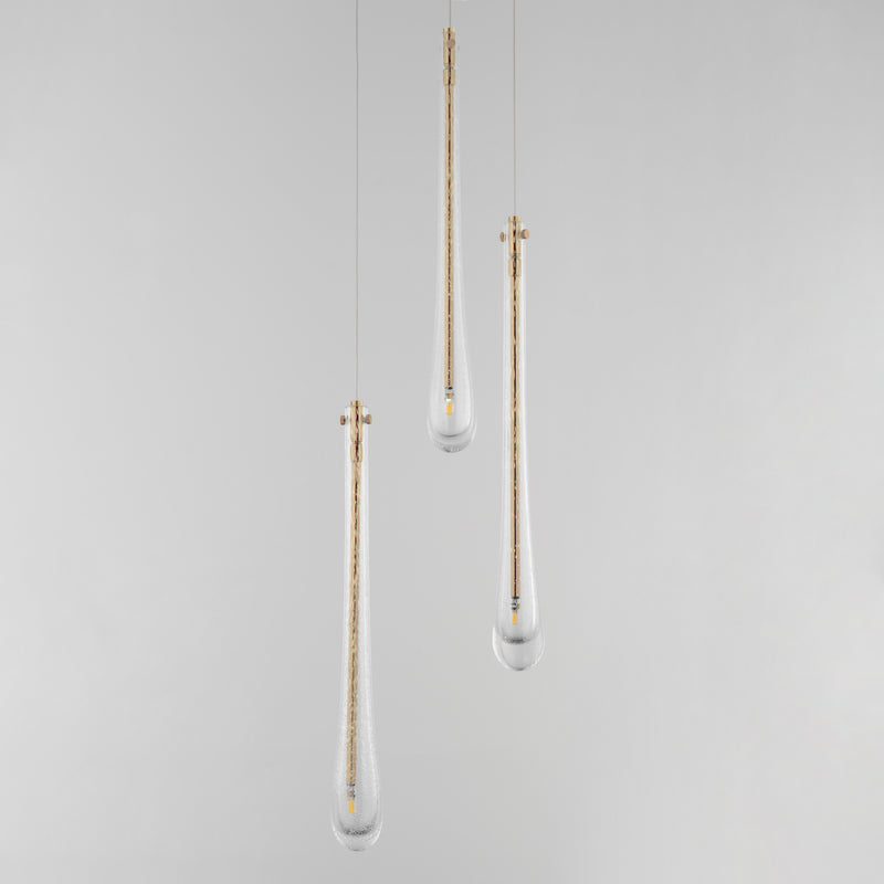 Stillo 3 Light Pendant Gold