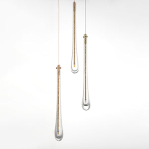 Stillo 3 Light Pendant Gold