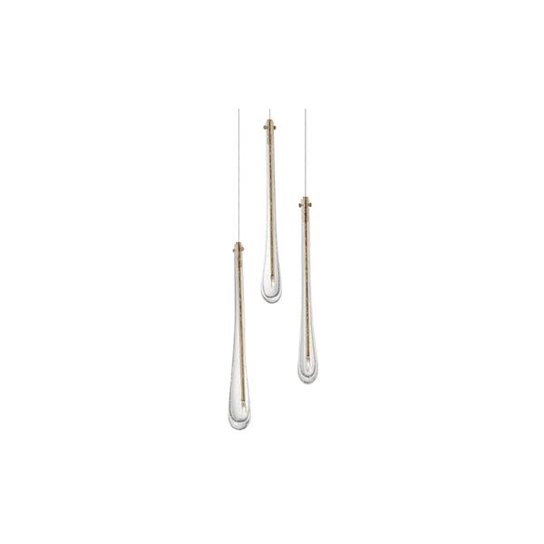 Stillo 3 Light Pendant Gold