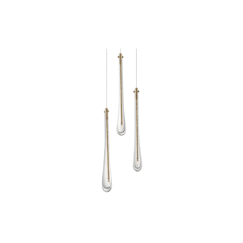 Stillo 3 Light Pendant Gold