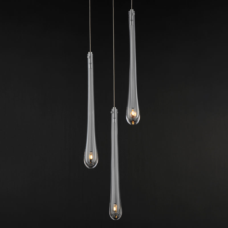 Stillo 3 Light Pendant Nickel