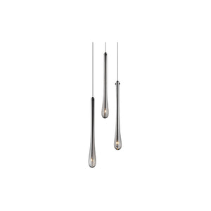 Stillo 3 Light Pendant Black