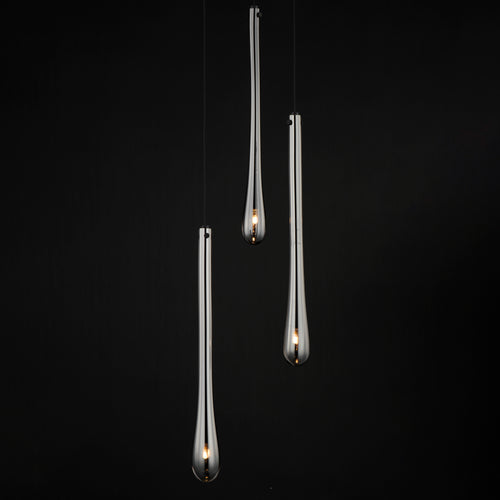 Stillo 3 Light Pendant Black