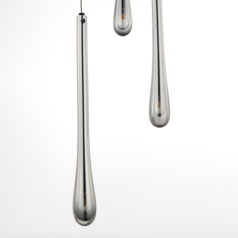 Stillo 3 Light Pendant Black