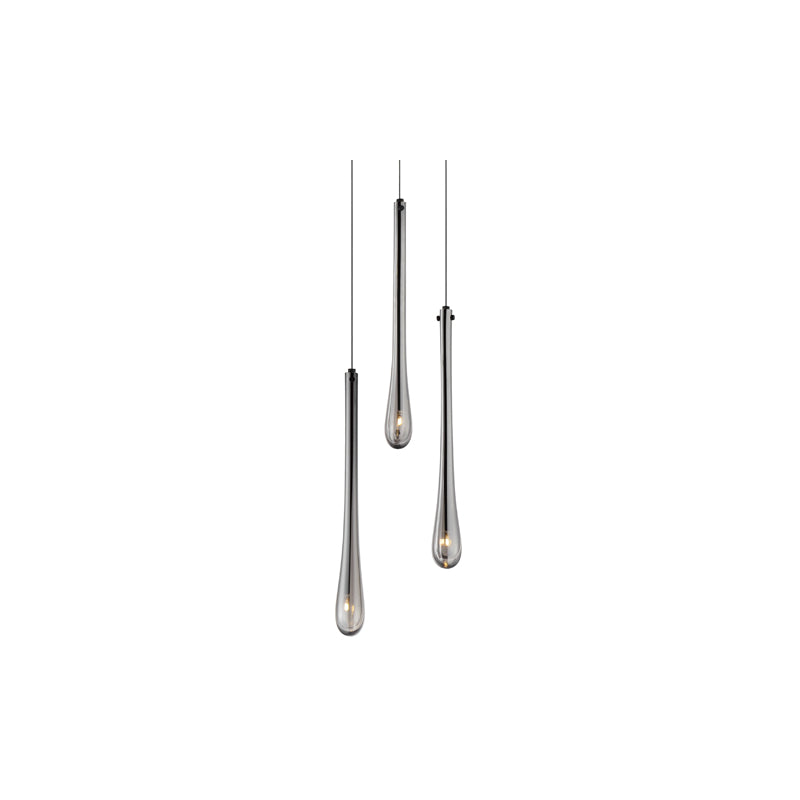 Stillo 3 Light Pendant Black