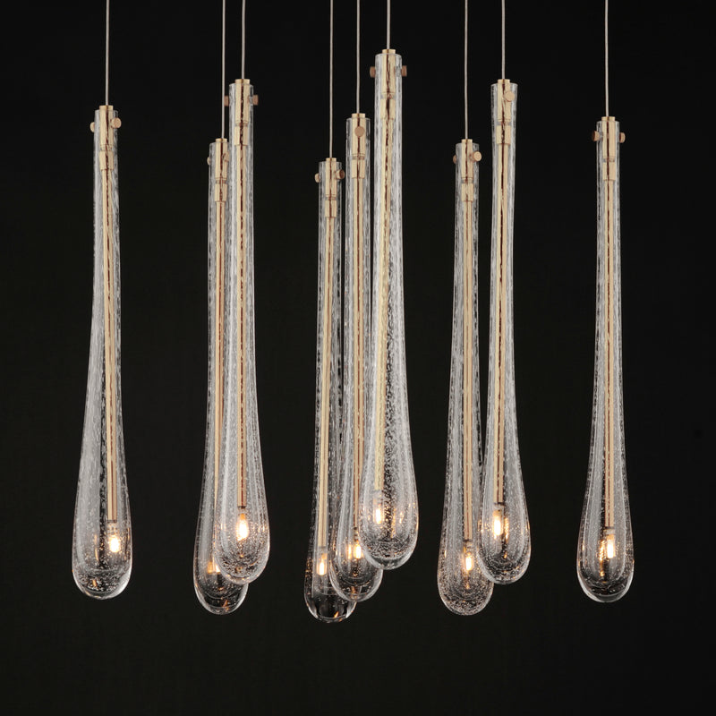 Stillo 9 Light Pendant Gold
