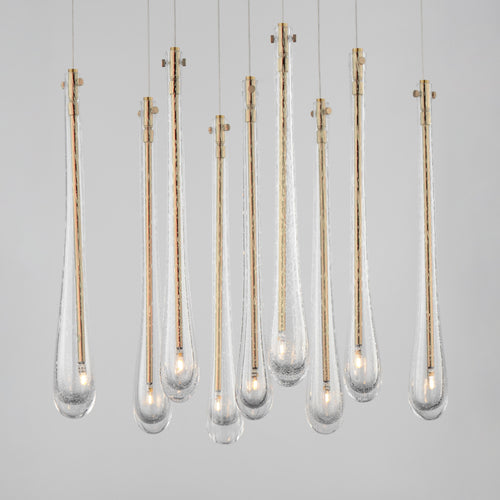 Stillo 9 Light Pendant Gold
