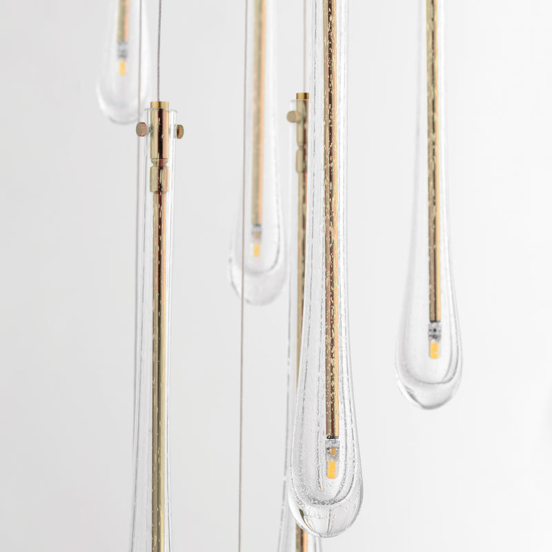 Stillo 9 Light Pendant Gold