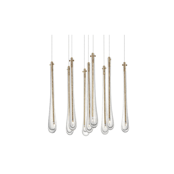 Stillo 9 Light Pendant Gold