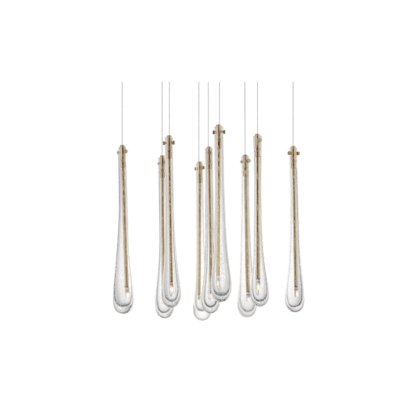 Stillo 9 Light Pendant Gold