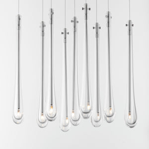 Stillo 9 Light Pendant Nickel