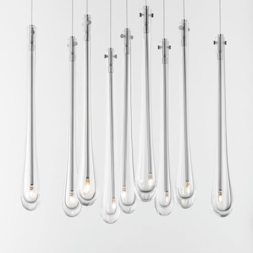 Stillo 9 Light Pendant Nickel