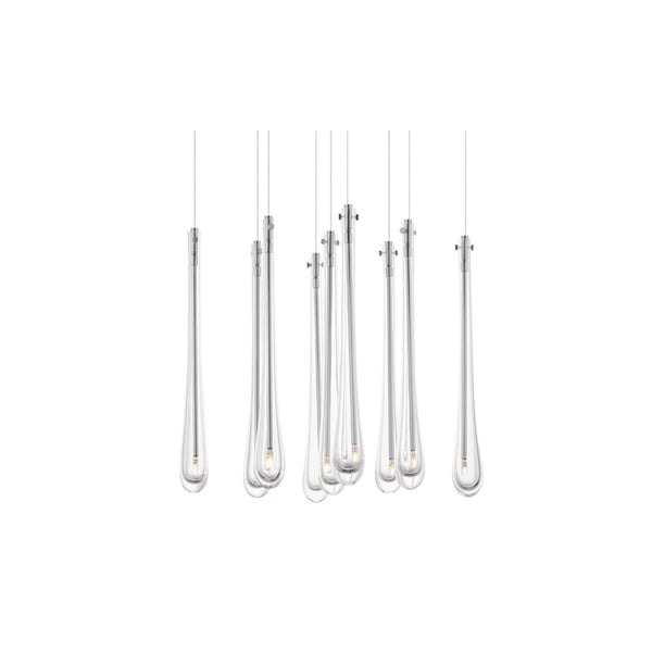 Stillo 9 Light Pendant Nickel