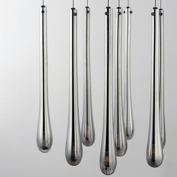 Stillo 9 Light Pendant Black