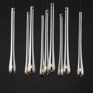 Stillo 9 Light Pendant Black