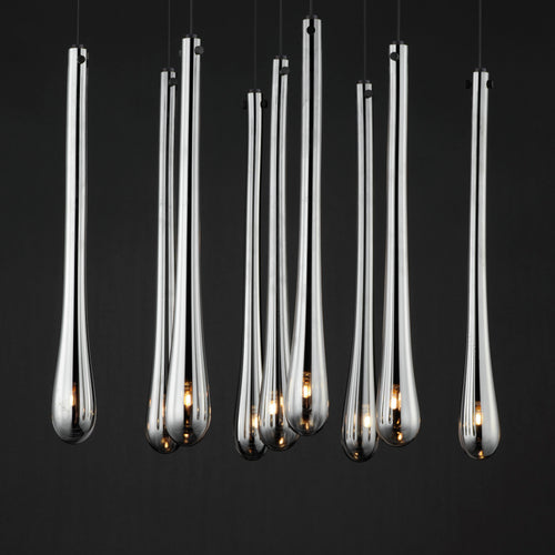 Stillo 9 Light Pendant Black