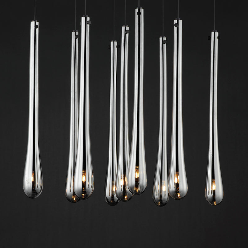 Stillo 9 Light Pendant Black
