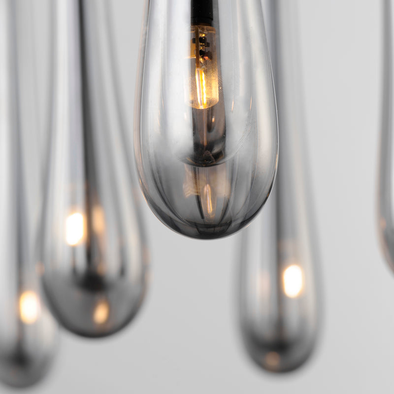 Stillo 9 Light Pendant Black