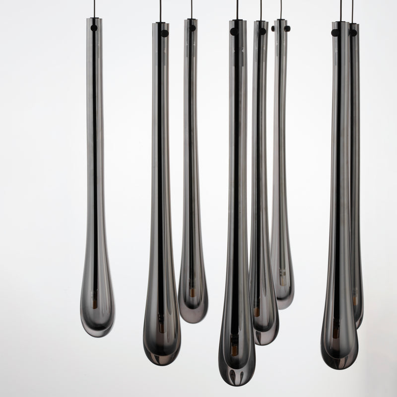 Stillo 9 Light Pendant Black