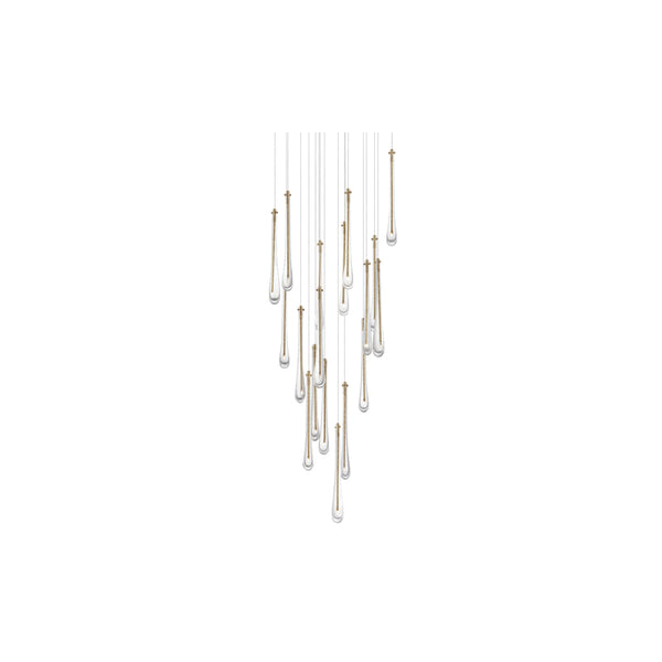 Stillo 18 Light Pendant Gold