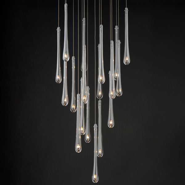 Stillo 18 Light Pendant Nickel