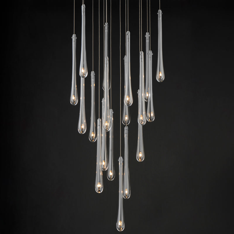 Stillo 18 Light Pendant Nickel