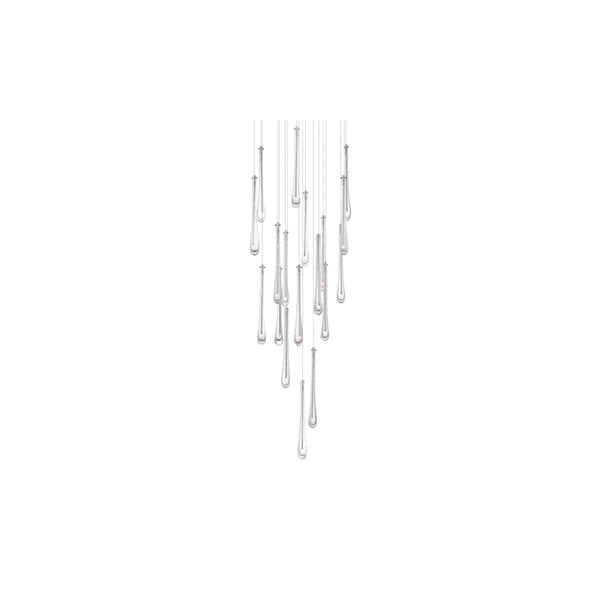 Stillo 18 Light Pendant Nickel