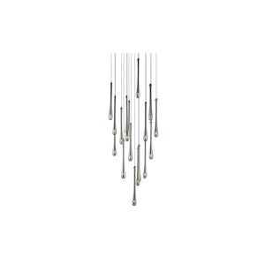 Stillo 18 Light Pendant Black