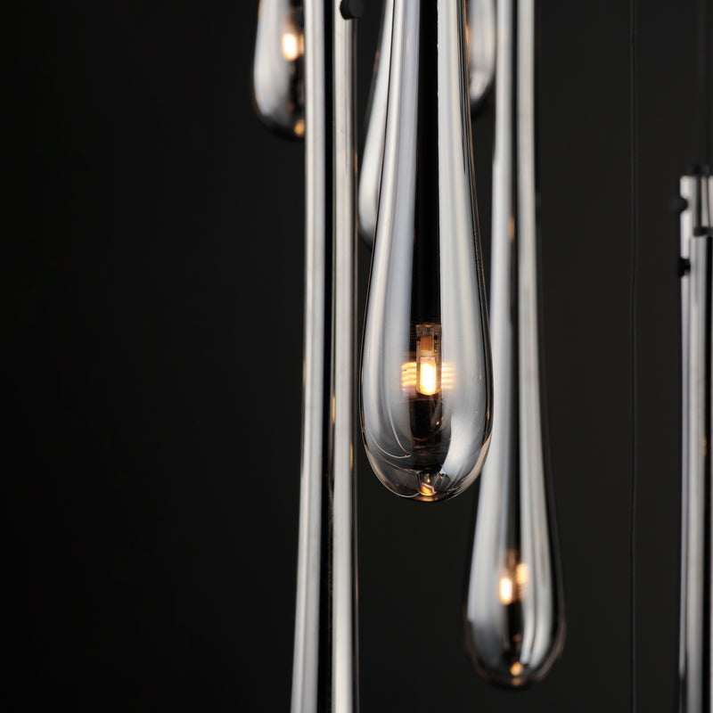 Stillo 18 Light Pendant Black