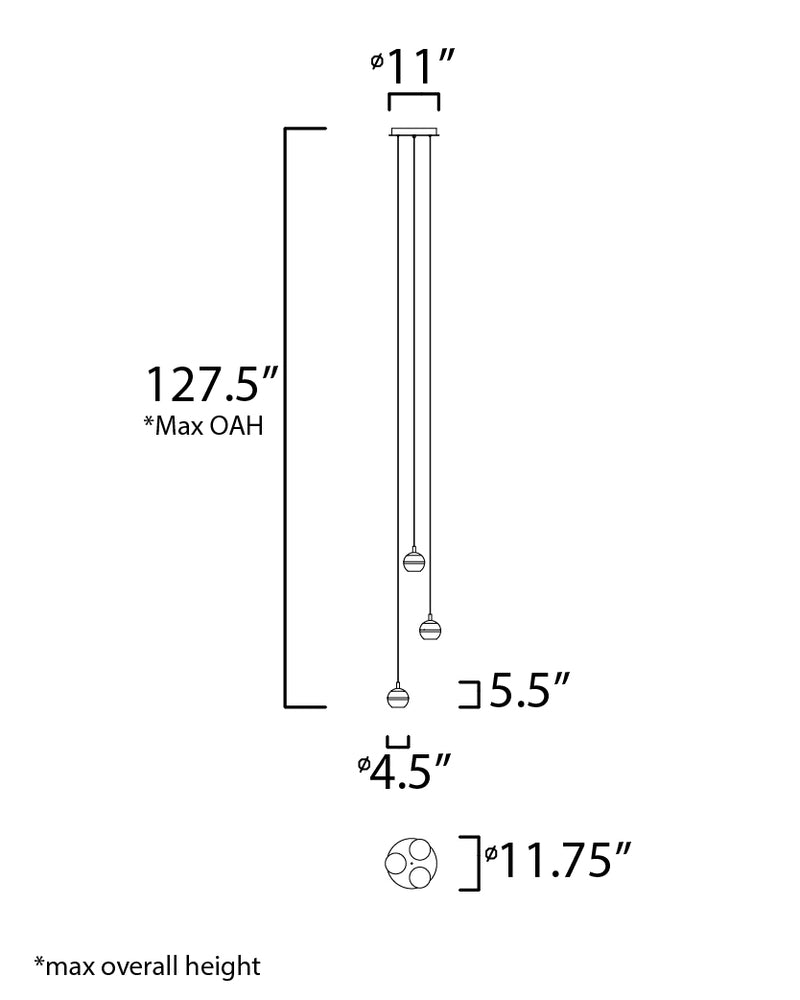 Swank 3 Light Brass