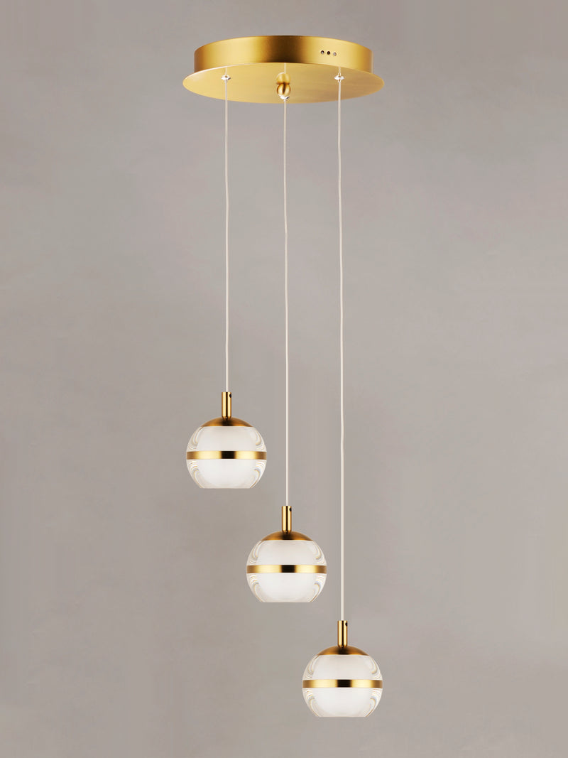 Swank 3 Light Brass