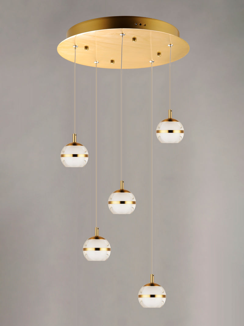 Swank 5 Light Brass