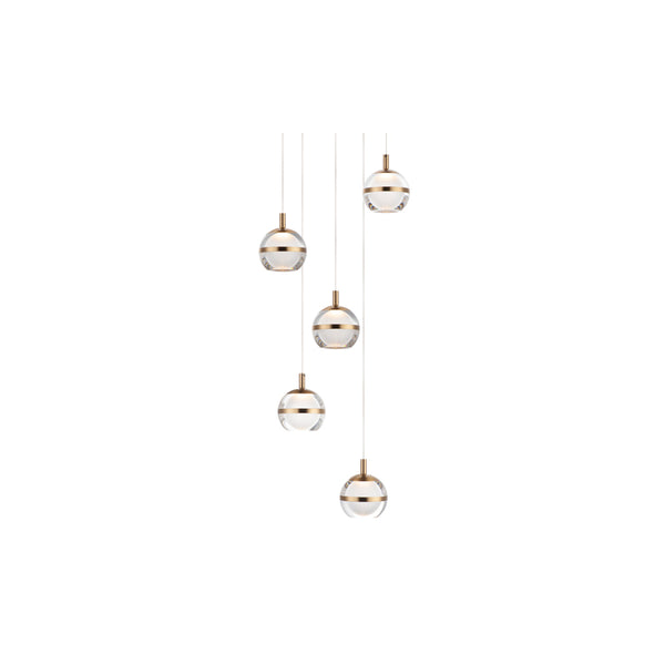 Swank 5 Light Brass