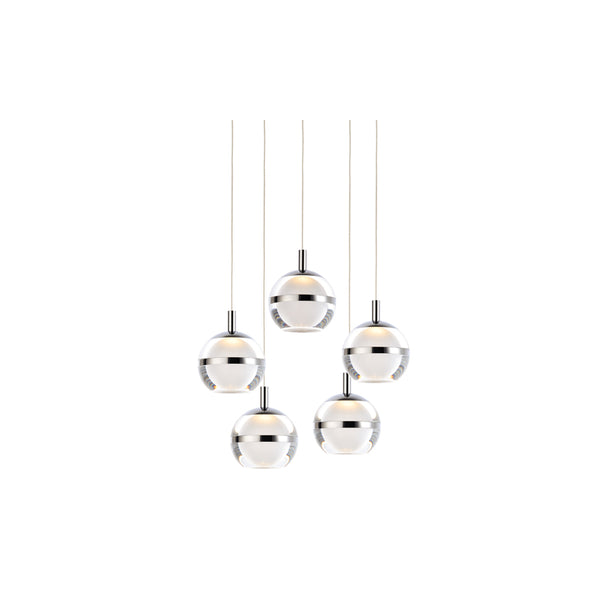 Swank 5 Light Chrome