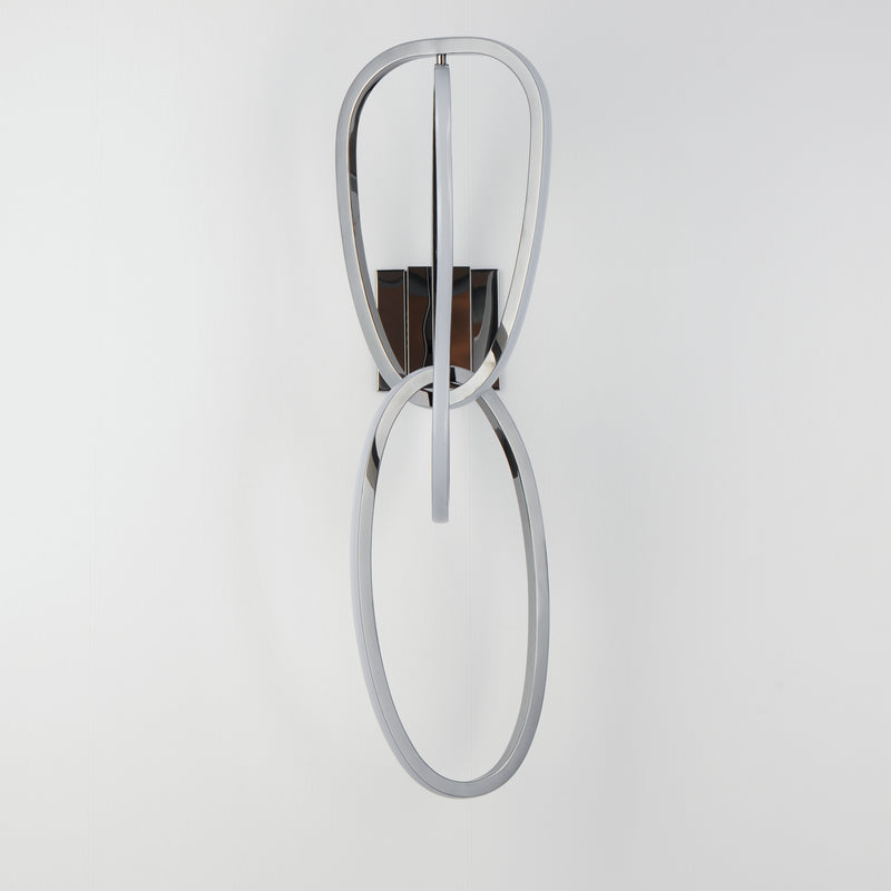 Unity Wall Sconce Black Chrome