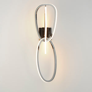 Unity Wall Sconce Black Chrome