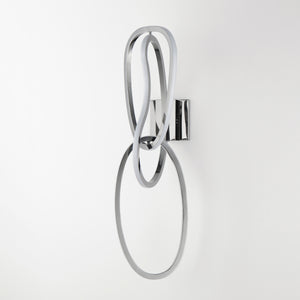 Unity Wall Sconce Black Chrome