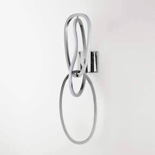 Unity Wall Sconce Black Chrome