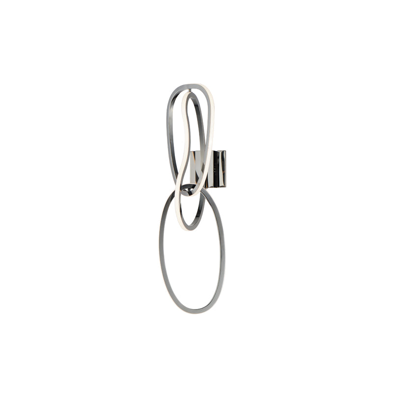 Unity Wall Sconce Black Chrome