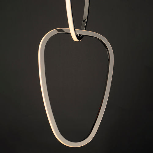 Unity Black Chrome Pendant
