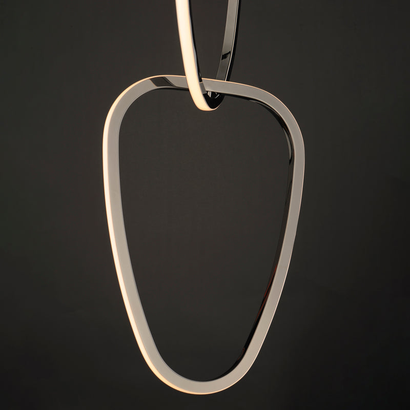 Unity Black Chrome Pendant