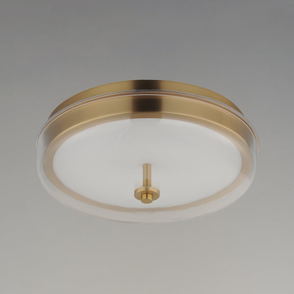 Voto Led Flush Mount Natural Aged Brass